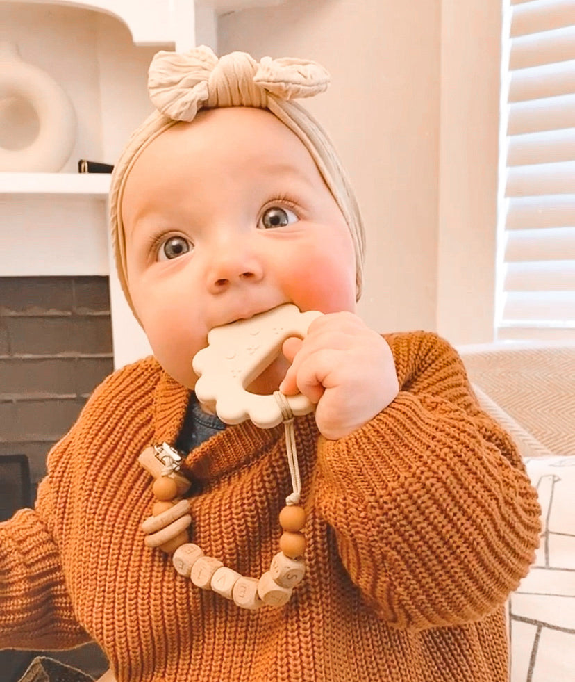 Custom Name Pacifier Clip